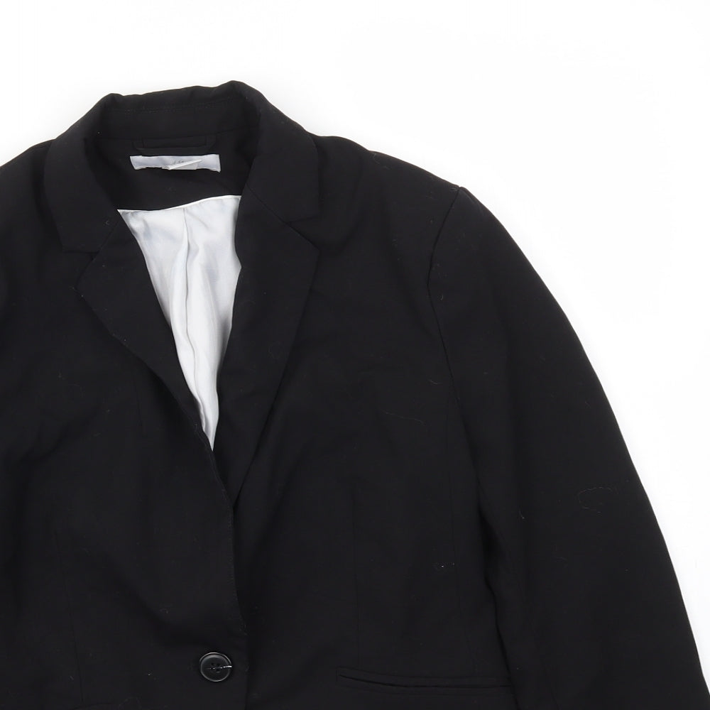 H&M Womens Black   Jacket Blazer Size 8