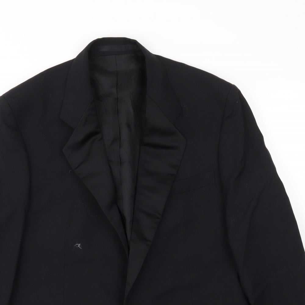 THE BRITISH Mens Black   Jacket Blazer Size 40