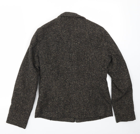 M&S Womens Brown   Jacket Coat Size 10