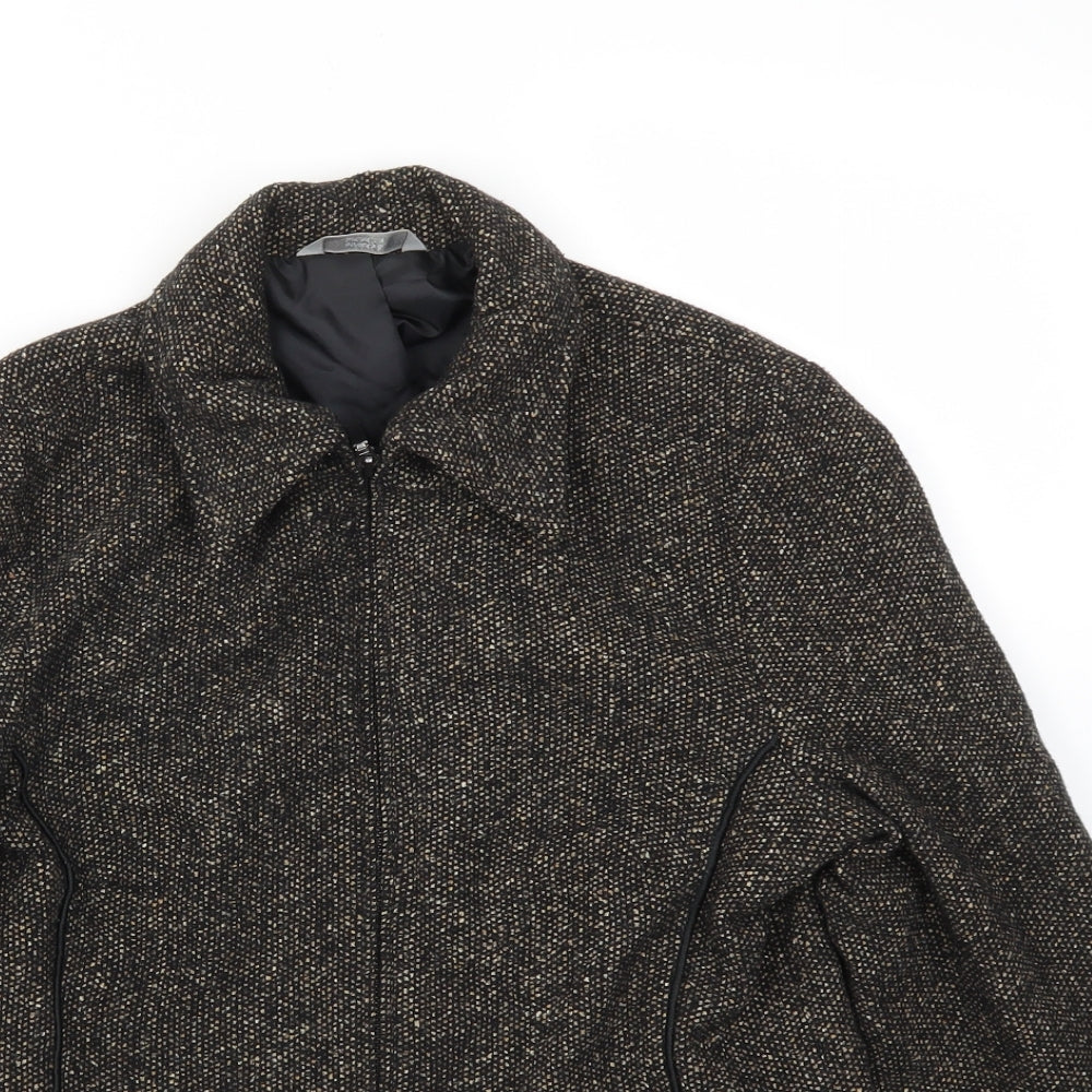 M&S Womens Brown   Jacket Coat Size 10