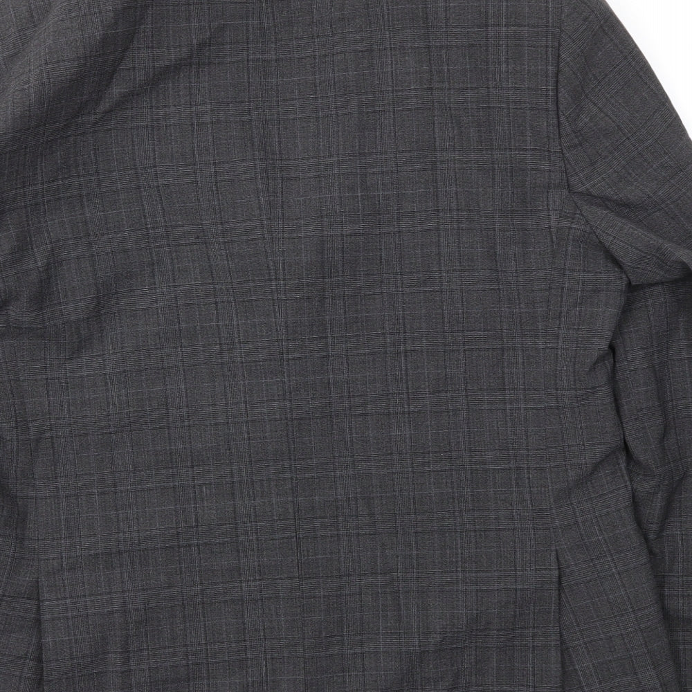 TURNER & SANDERSON Mens Grey   Jacket Blazer Size 44