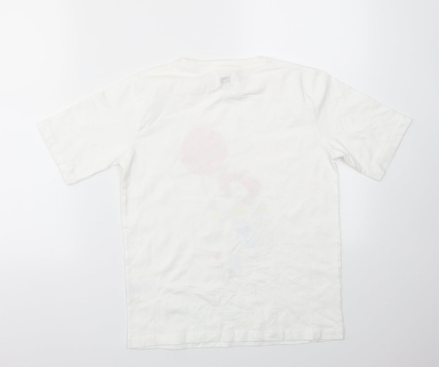 COMI RELIFE  Boys White   Basic T-Shirt Size 11-12 Years