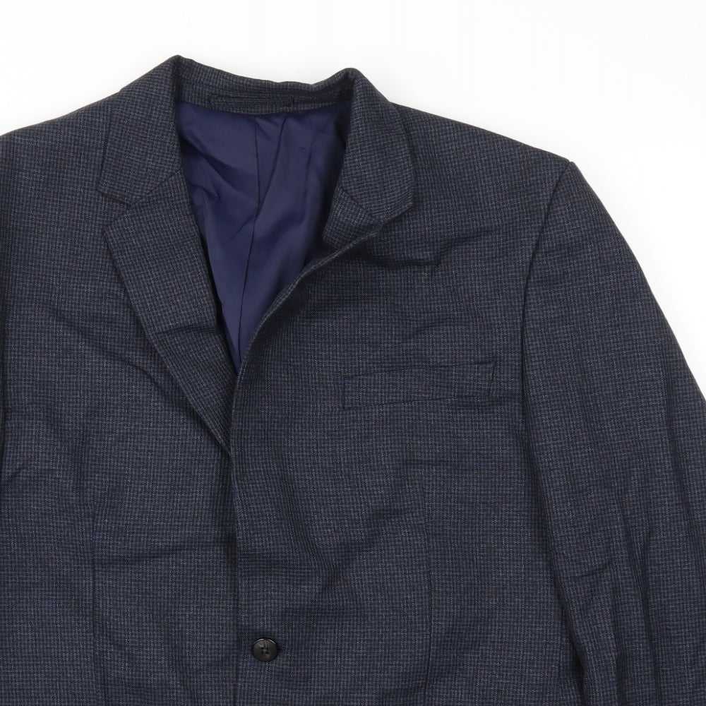 M&S Mens Blue   Jacket Blazer Size 42