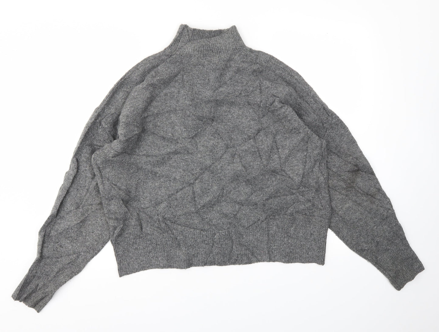 H&M Womens Grey   Pullover Jumper Size S