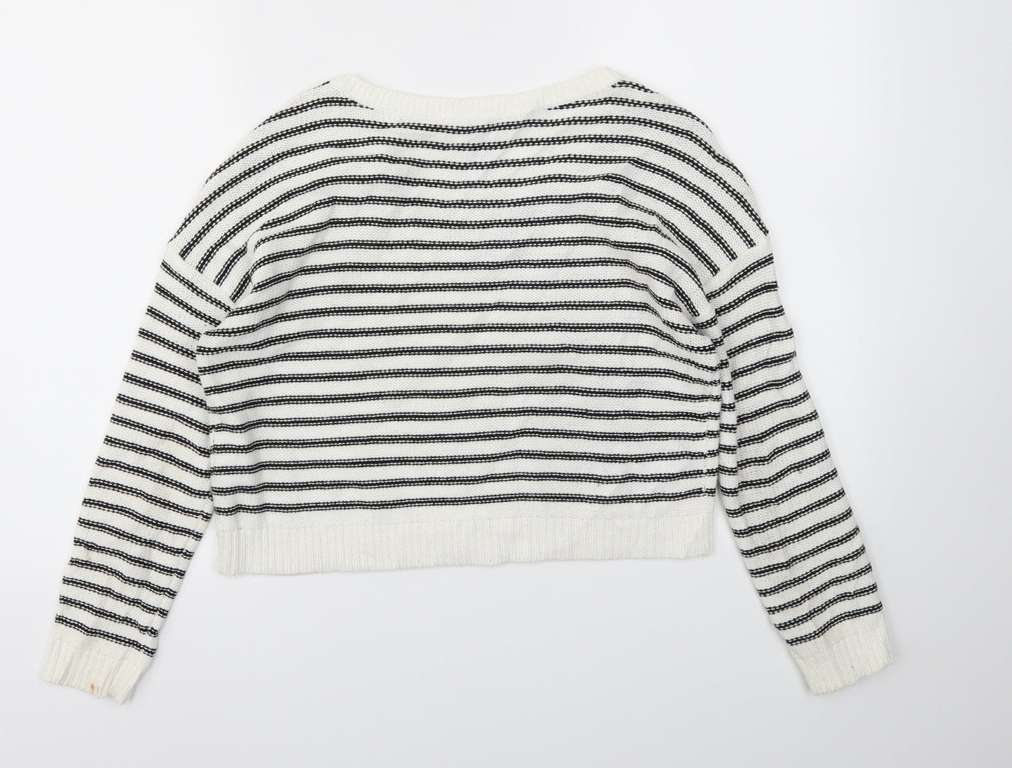 H&M Womens Multicoloured Striped  Pullover Jumper Size 6