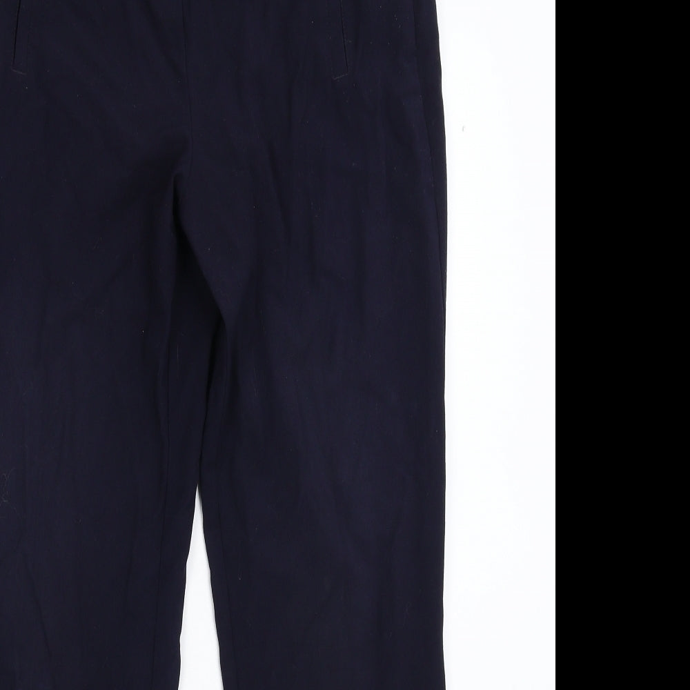 Marks and Spencer Womens Blue   Dress Pants Trousers Size 10 L28 in