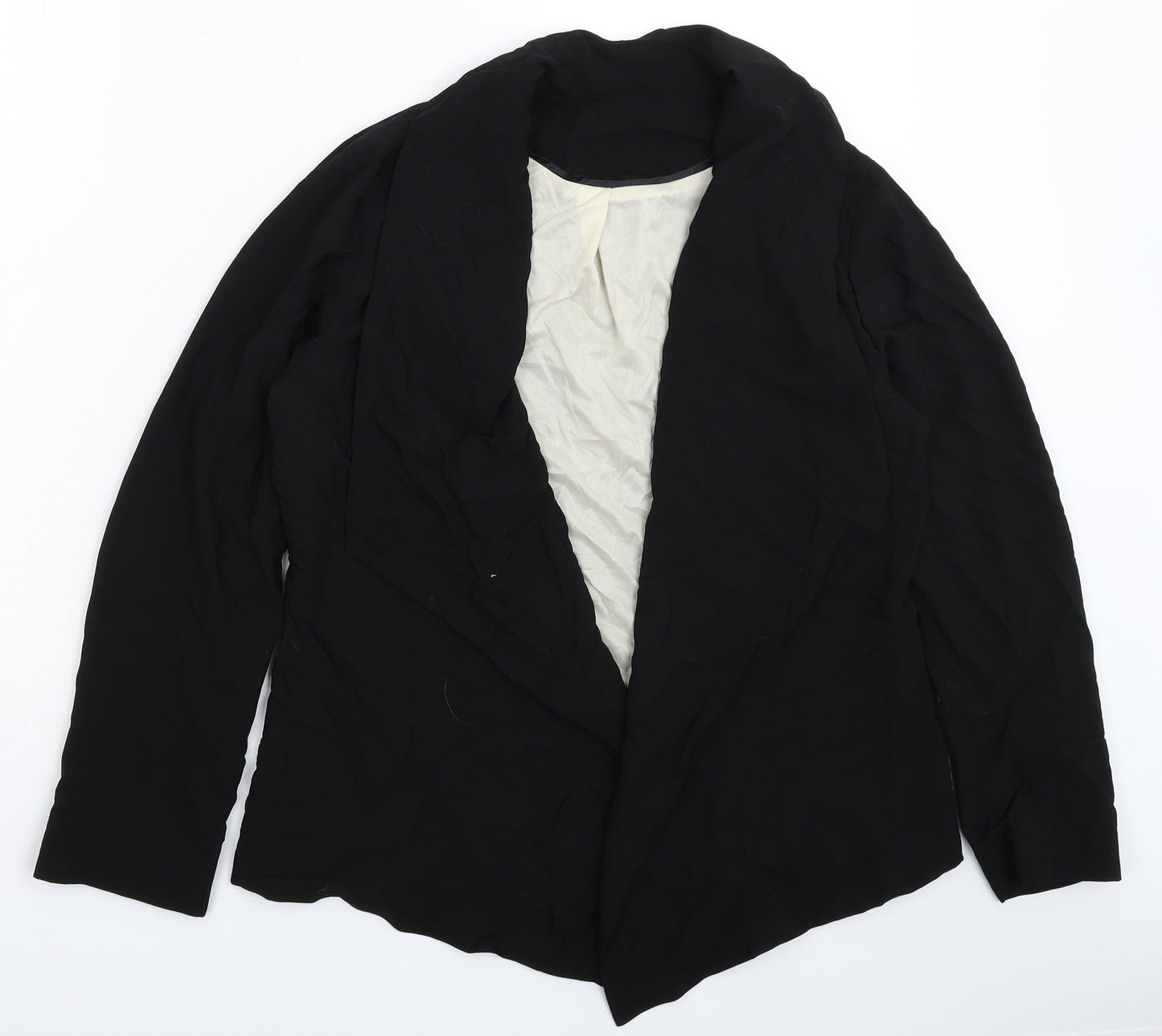 Preworn Womens Black   Jacket Blazer Size 12
