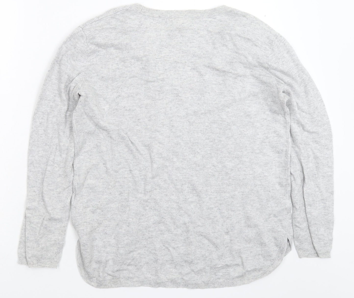 H&M Womens Grey  Knit Pullover Jumper Size M  - Oversized