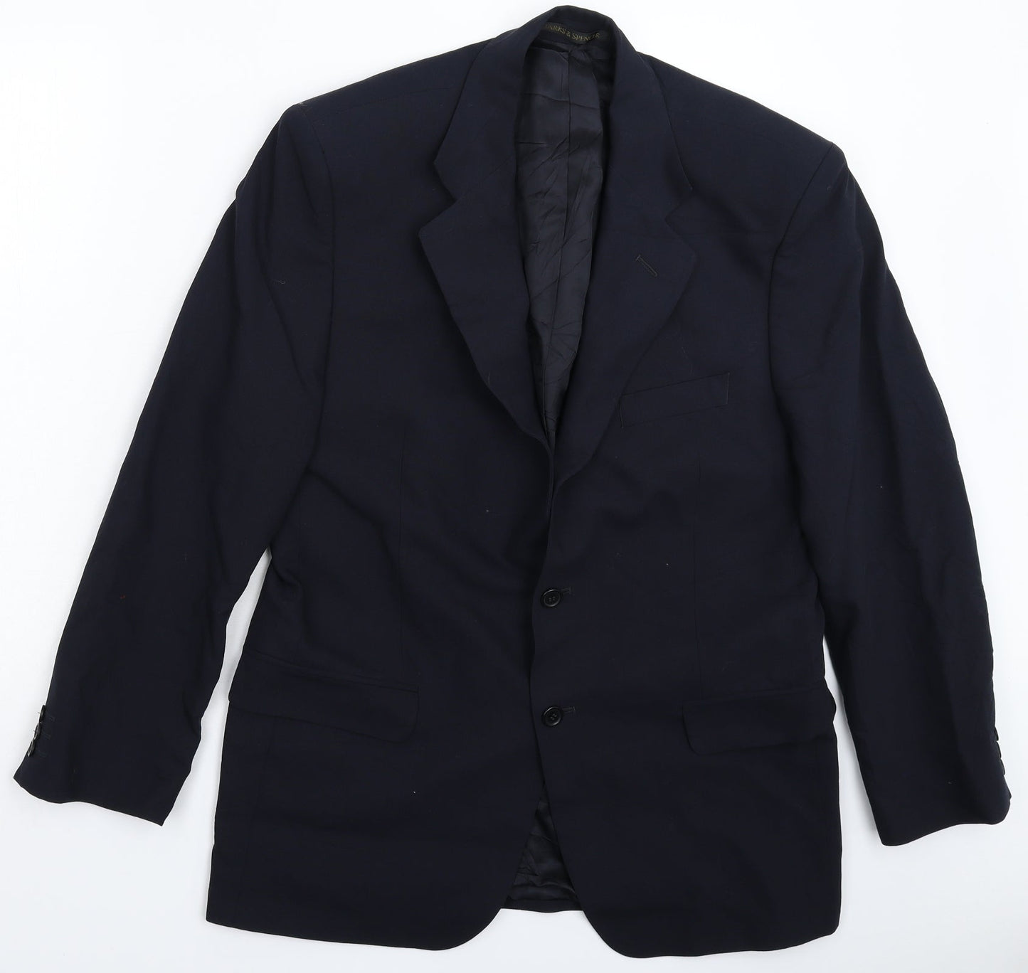 Marks and Spencer Mens Blue   Jacket Suit Jacket Size 40