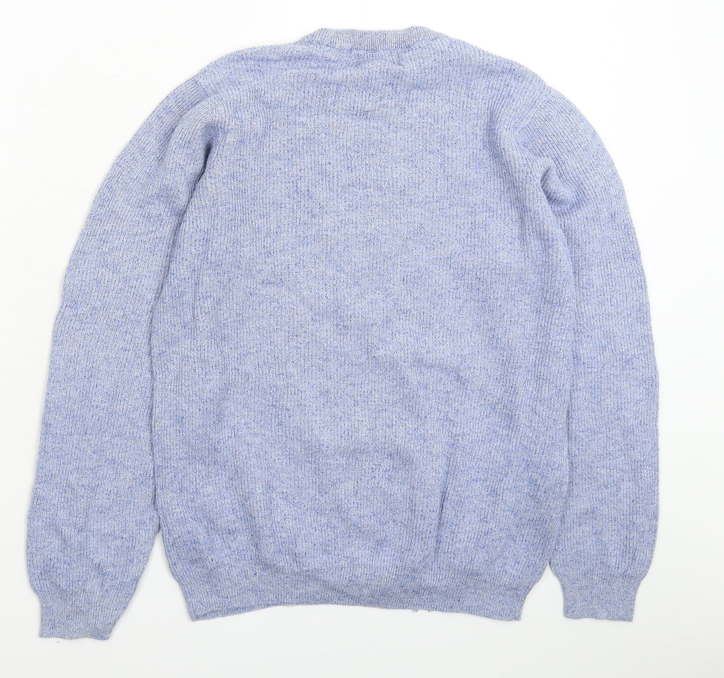 Marks and Spencer Mens Blue  Knit Pullover Jumper Size S