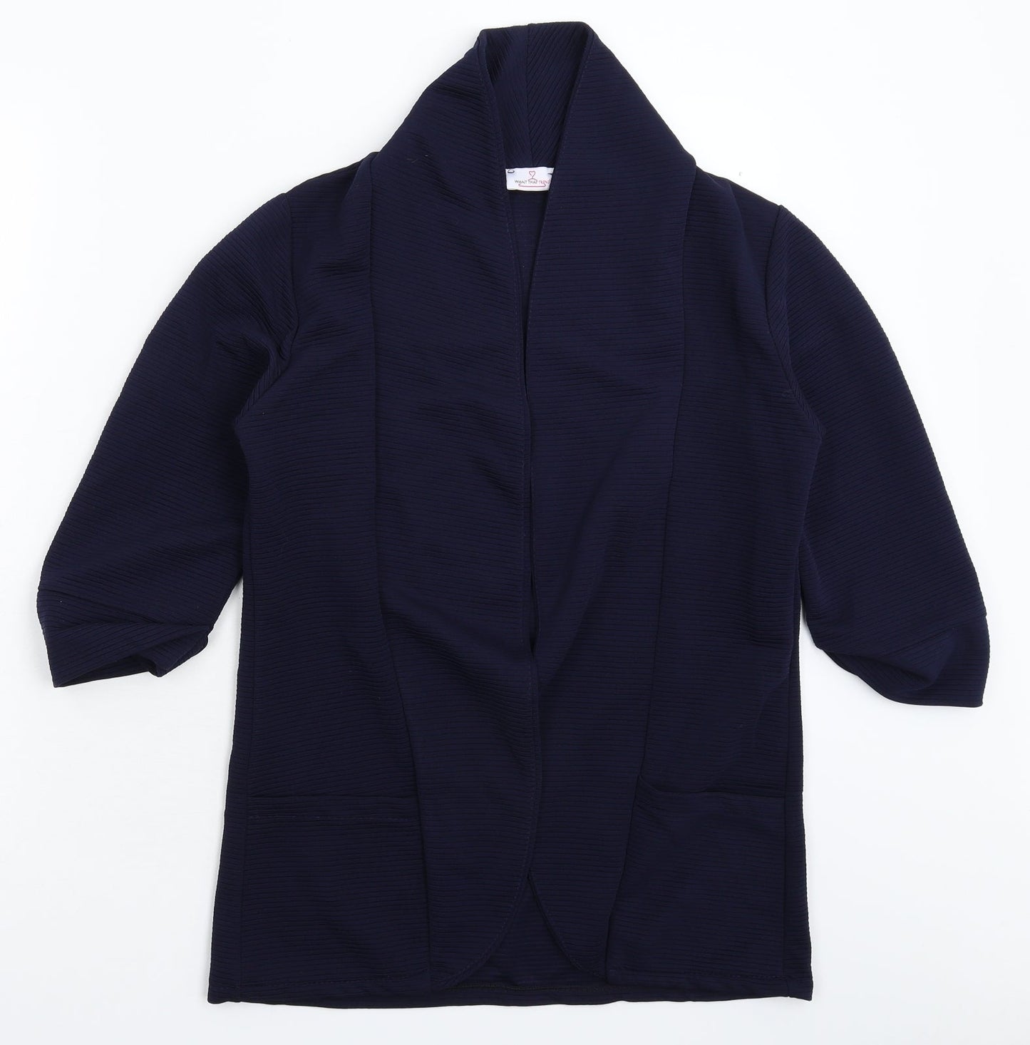Want That Trend Womens Blue   Jacket  Size XL