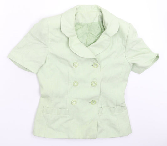 Preworn Womens Green   Jacket Blazer Size M