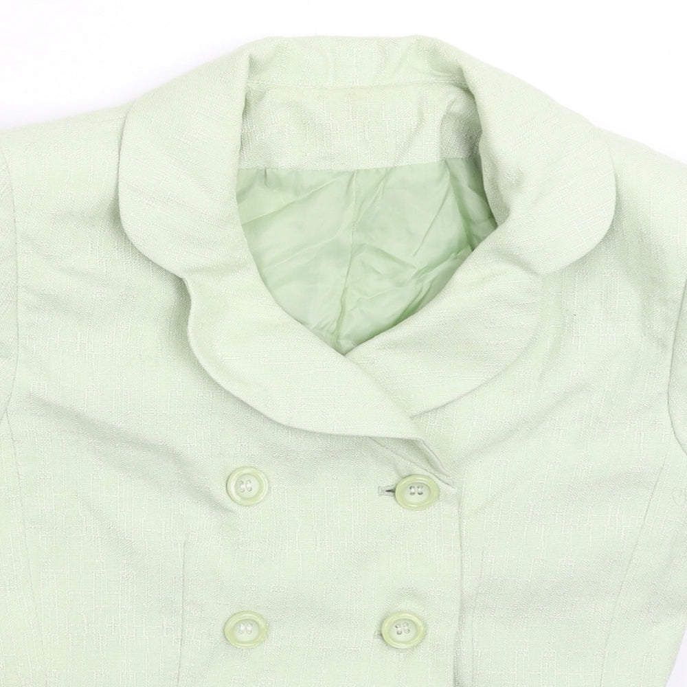 Preworn Womens Green   Jacket Blazer Size M