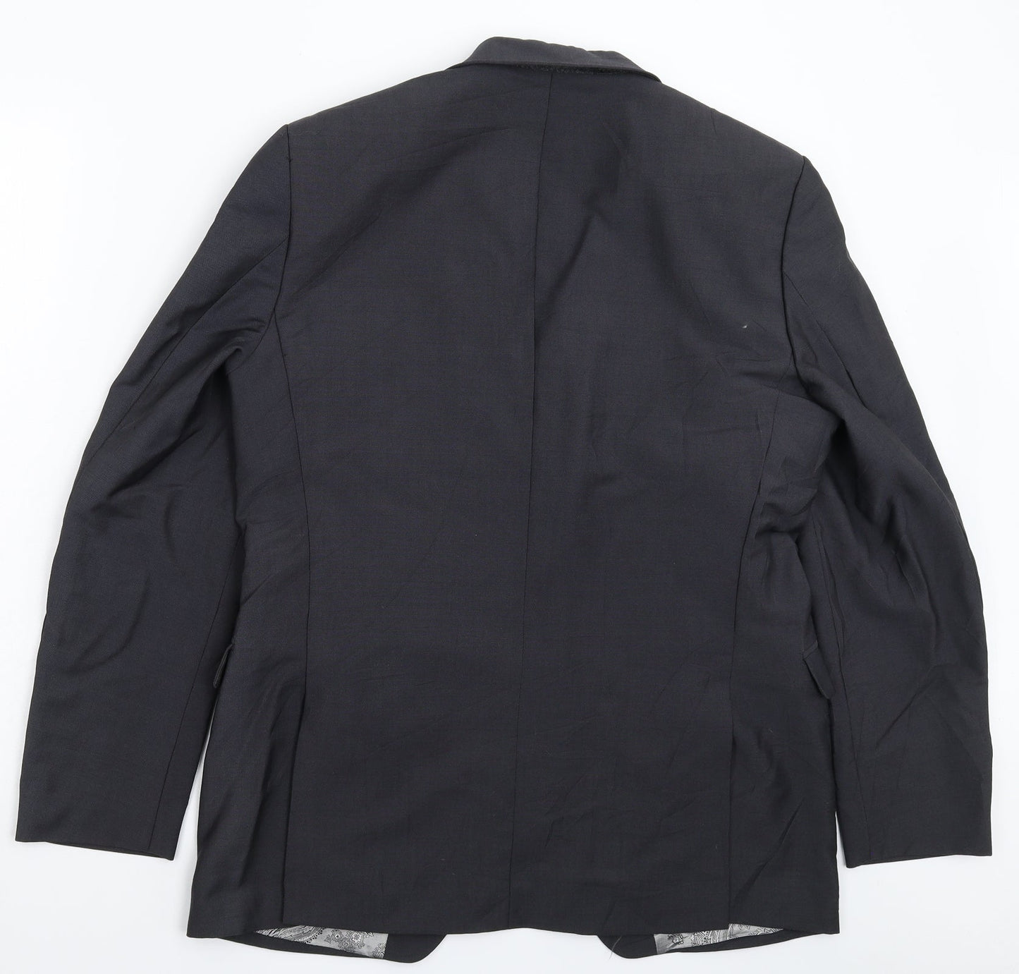 WILVORST Mens Grey   Jacket Suit Jacket Size 40