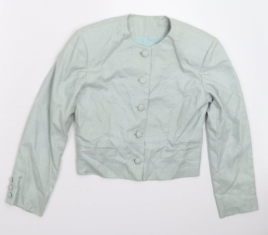 Preworn Womens Green   Jacket Blazer Size 10