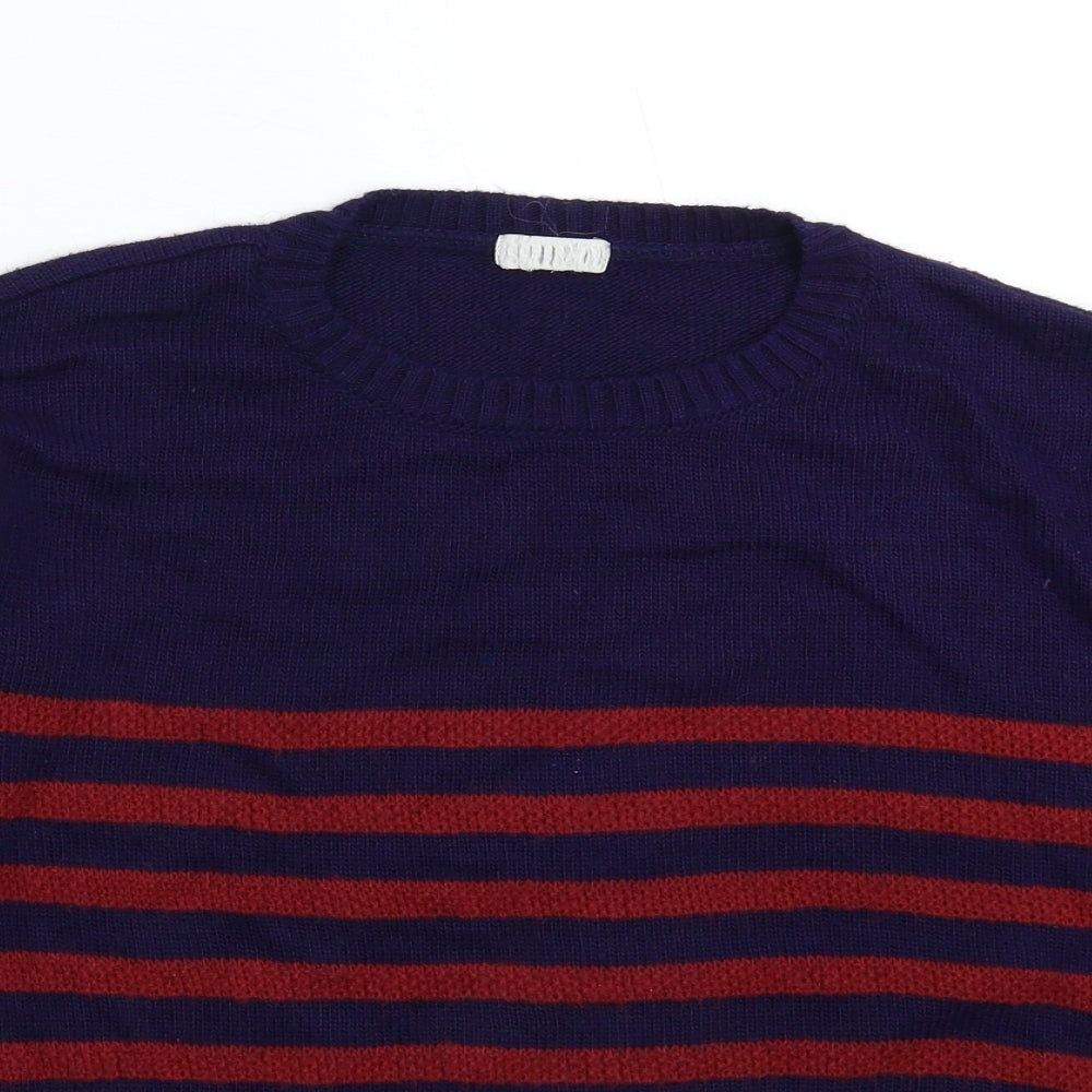 Cooperative Womens Multicoloured Striped Knit Pullover Jumper Size 14