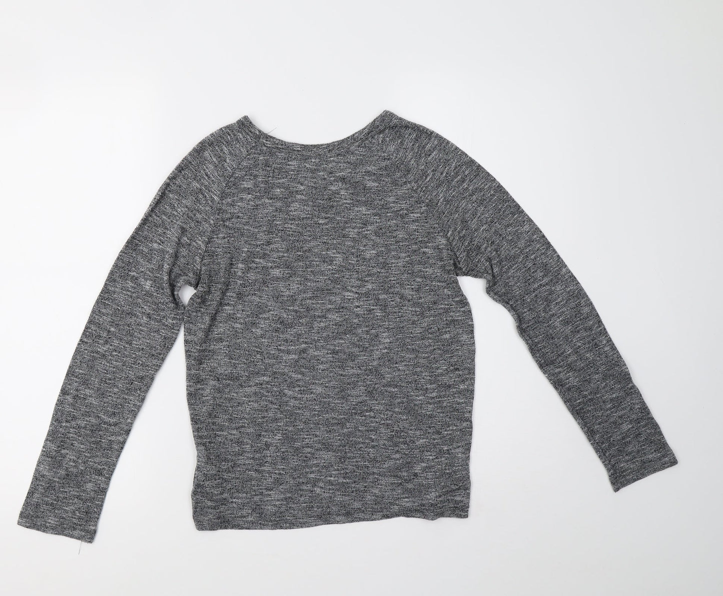 Primark Womens Grey  Knit Pullover Sweatshirt Size 6