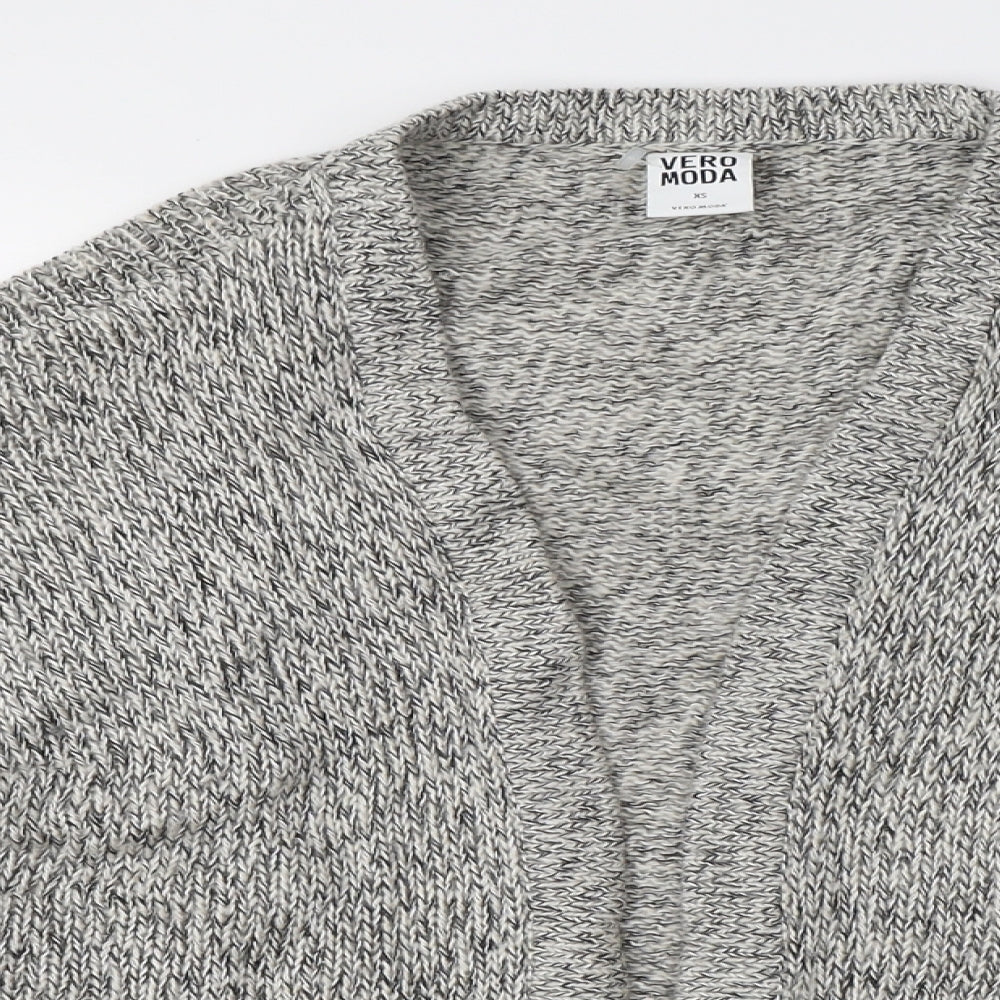VERO MODA Womens Brown  Knit Cardigan Jumper Size S