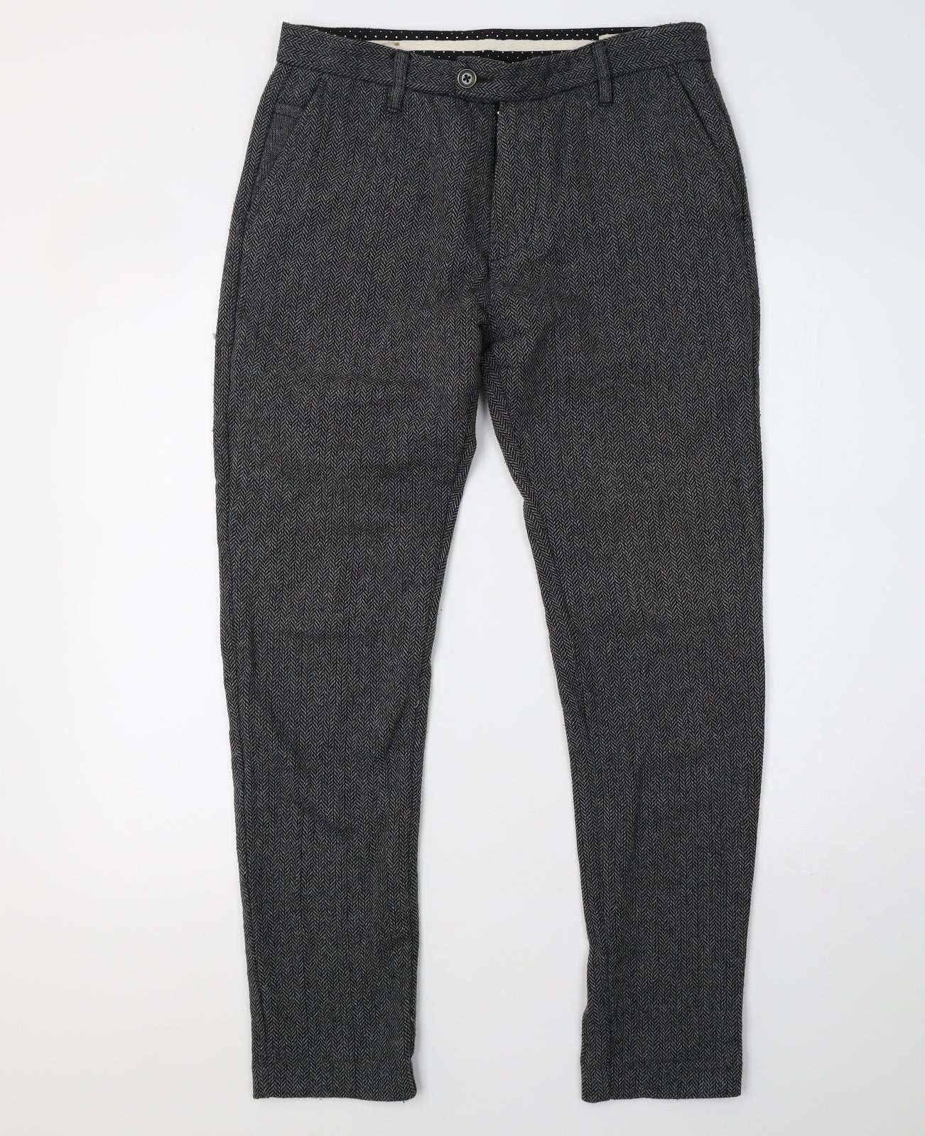 Selected Womens Grey   Trousers  Size 32 in L30 in