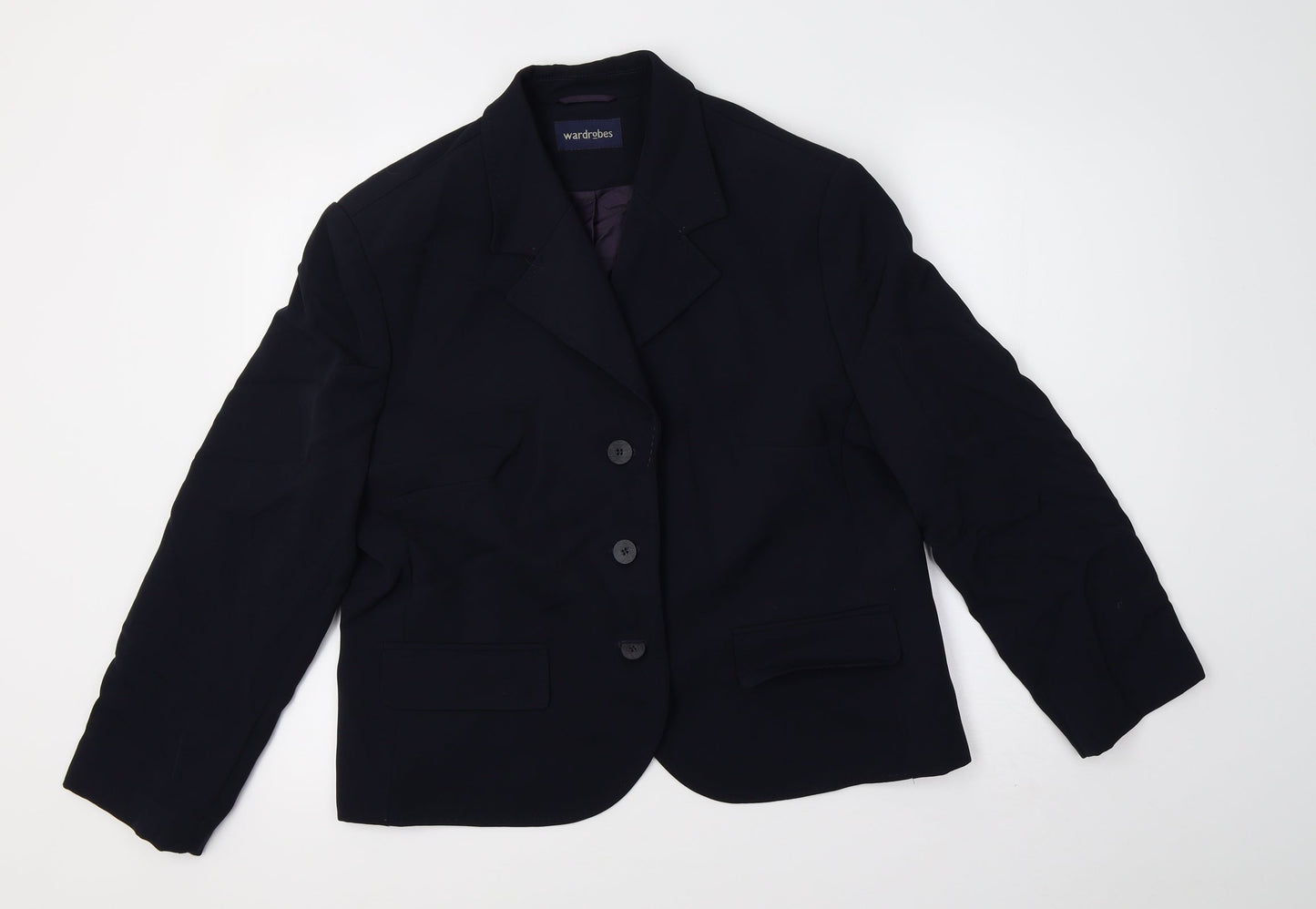 Wardrobe Womens Blue   Jacket Blazer Size 20
