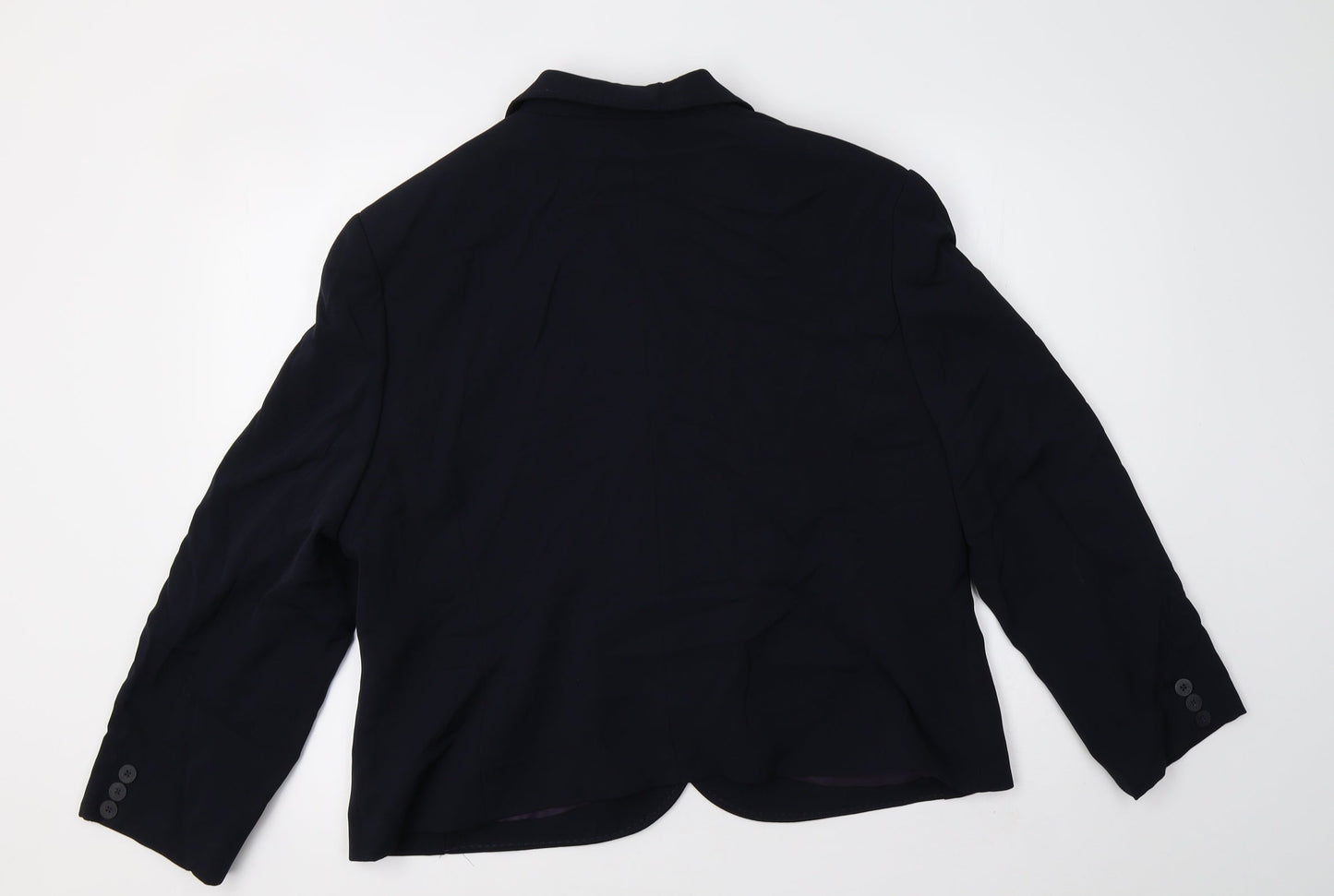 Wardrobe Womens Blue   Jacket Blazer Size 20