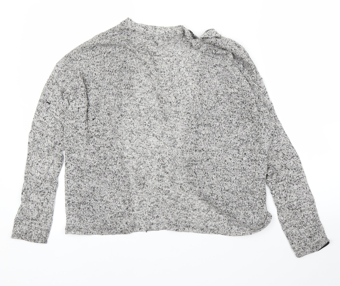 H&M Womens Grey   Cardigan Jumper Size M
