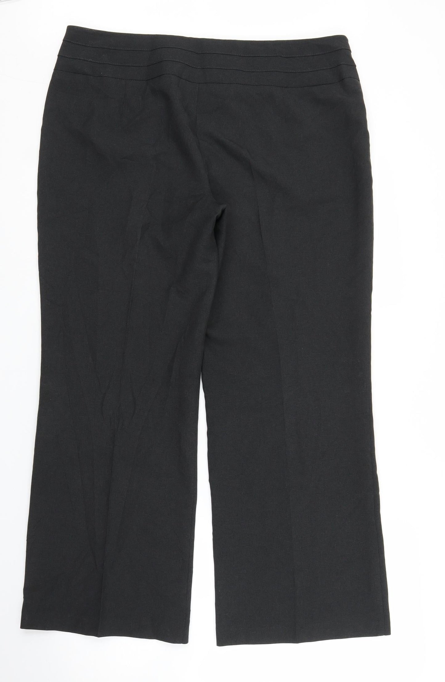 M&S Womens Grey   Trousers  Size 16 L26 in