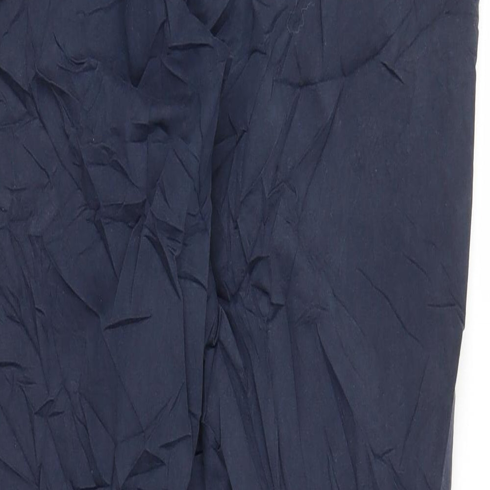 John Lewis Womens Blue   Capri Trousers Size 10 L26 in
