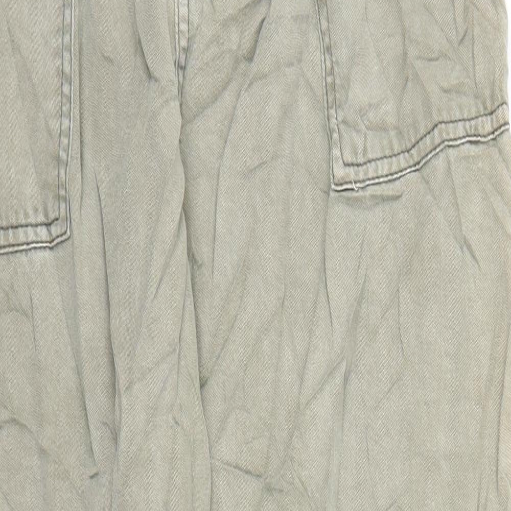 Primark Womens Green   Carpenter Trousers Size 12 L25 in
