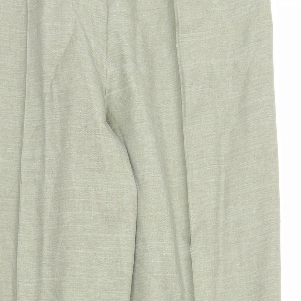M&S Womens Green   Trousers  Size 14 L24 in