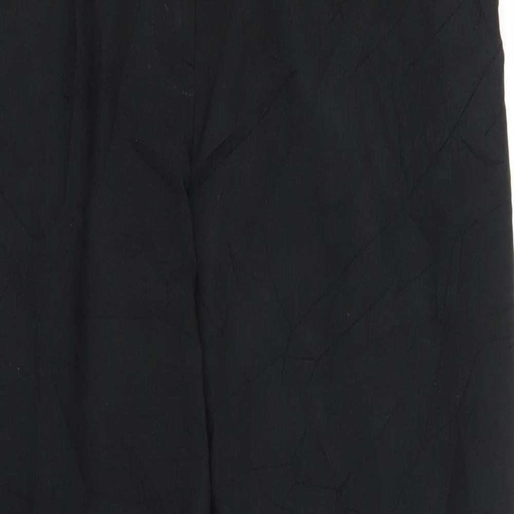 M&S Womens Black   Trousers  Size 14 L23 in