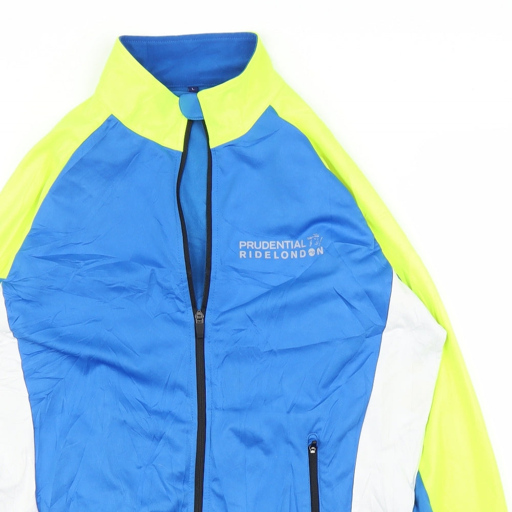 Prudential Mens Blue   Full Zip Jumper Size L