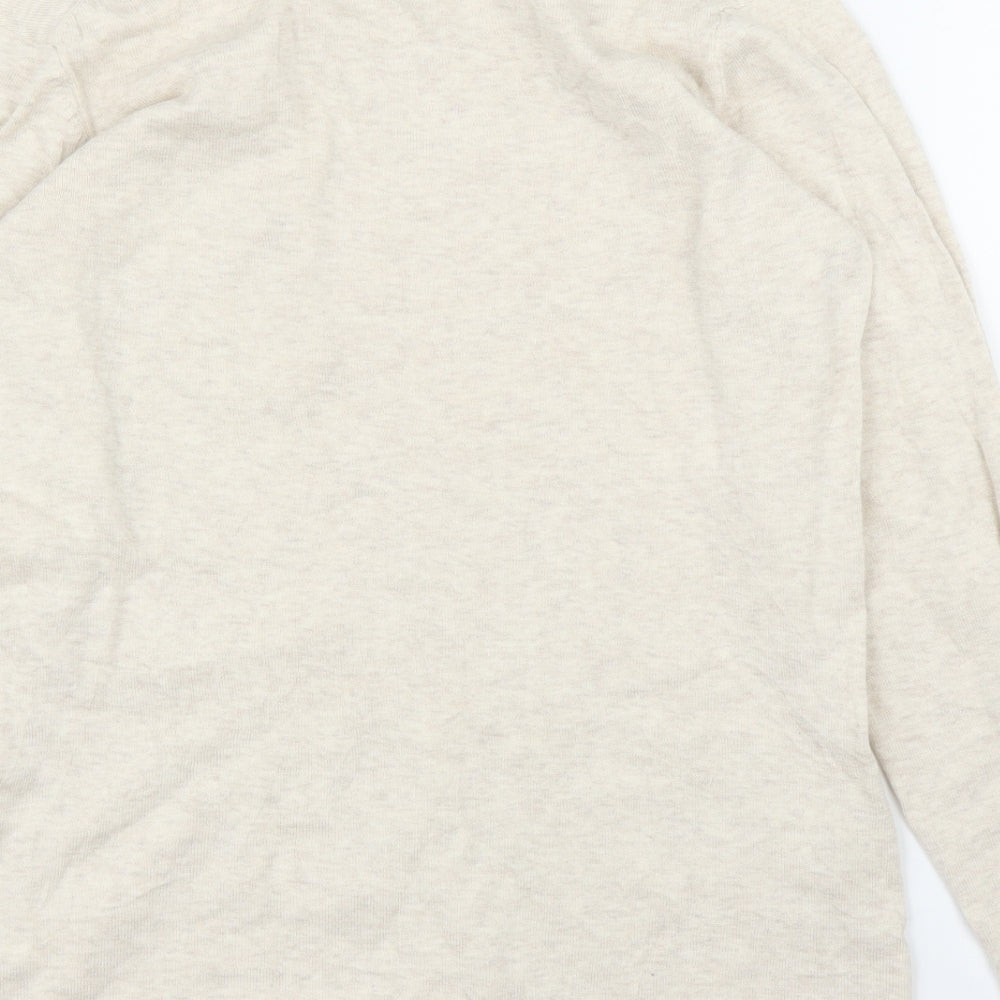 H&M Womens Beige   Pullover Jumper Size M