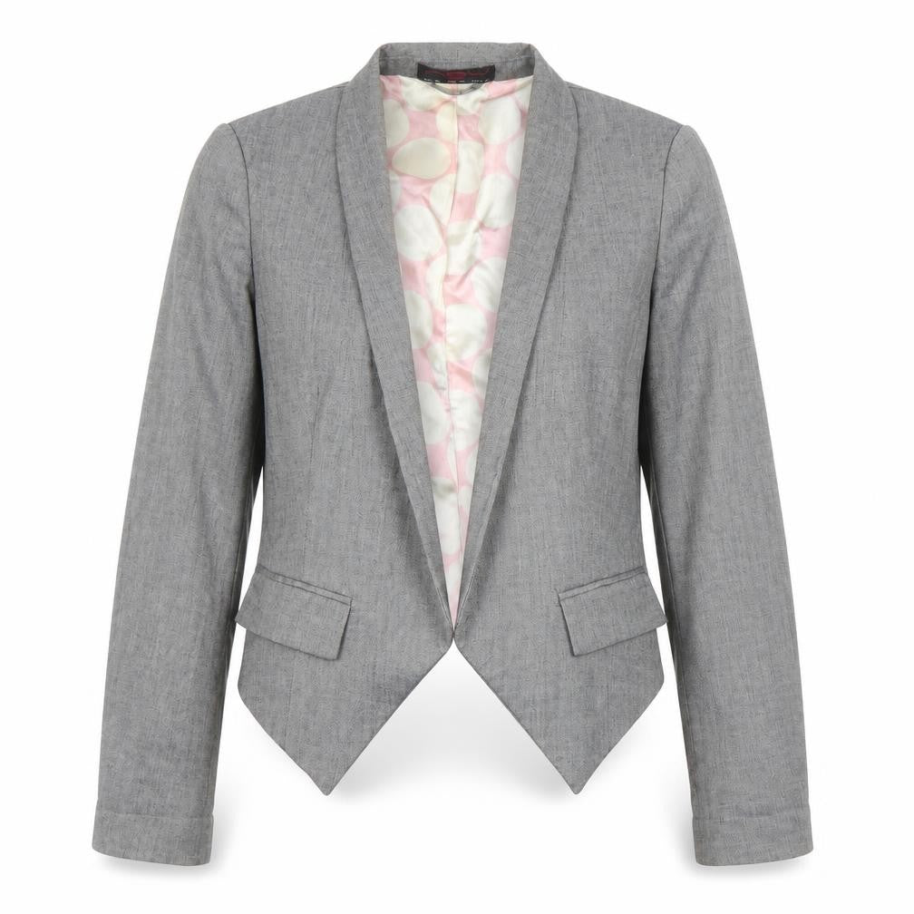 New Look Womens Grey   Jacket Blazer Size 14