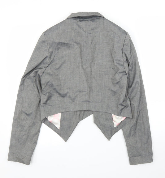 New Look Womens Grey   Jacket Blazer Size 14