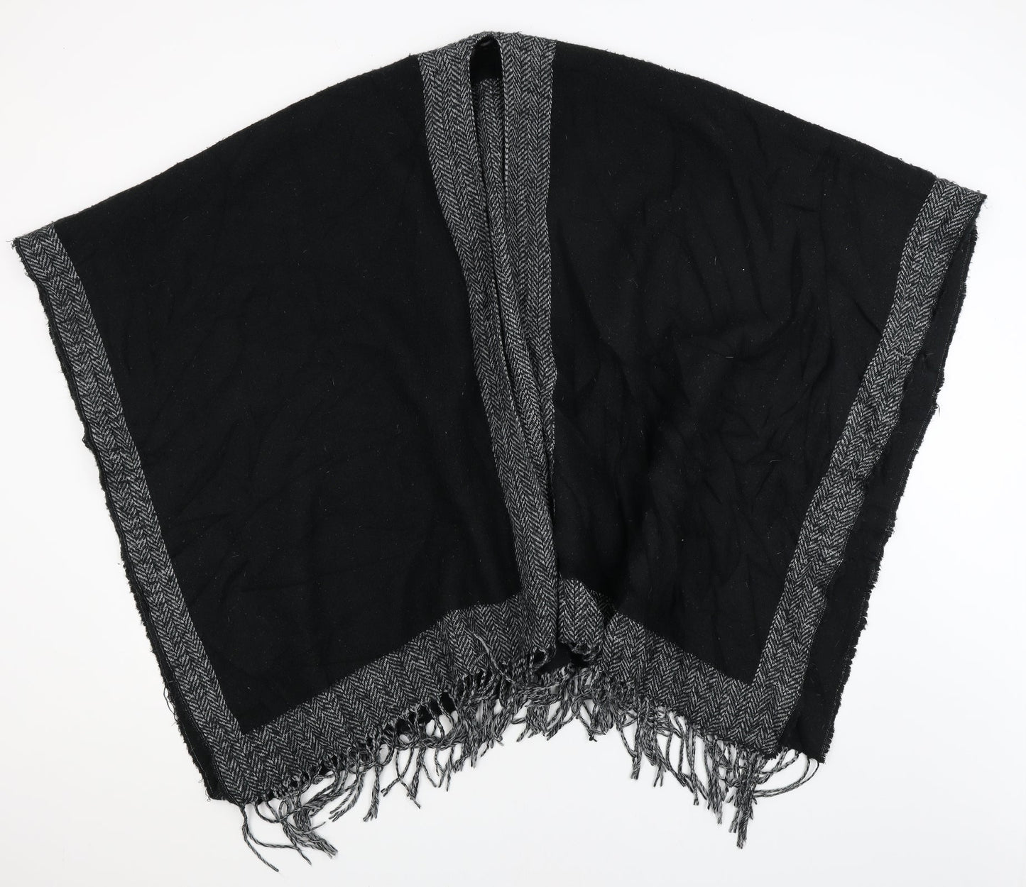 Preworn Womens Black    Shawl/Wrap
