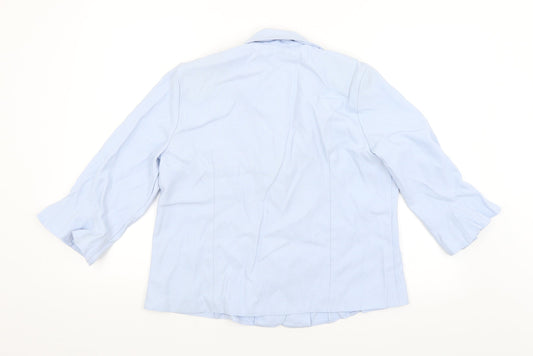 Preworn Womens Blue   Jacket Blazer Size 14