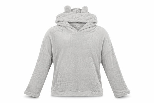 Preworn Womens Grey   Pullover Hoodie Size M