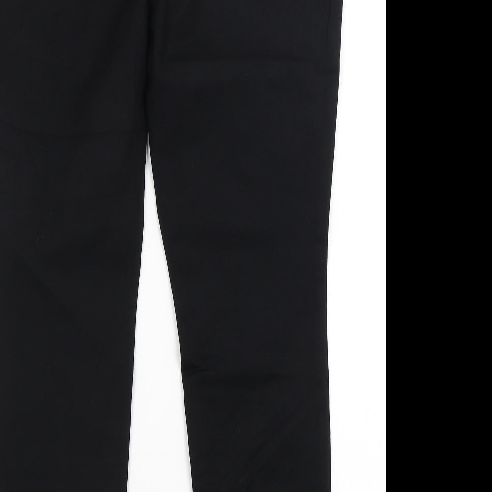 M&S Womens Black   Dress Pants Trousers Size 12 L26 in