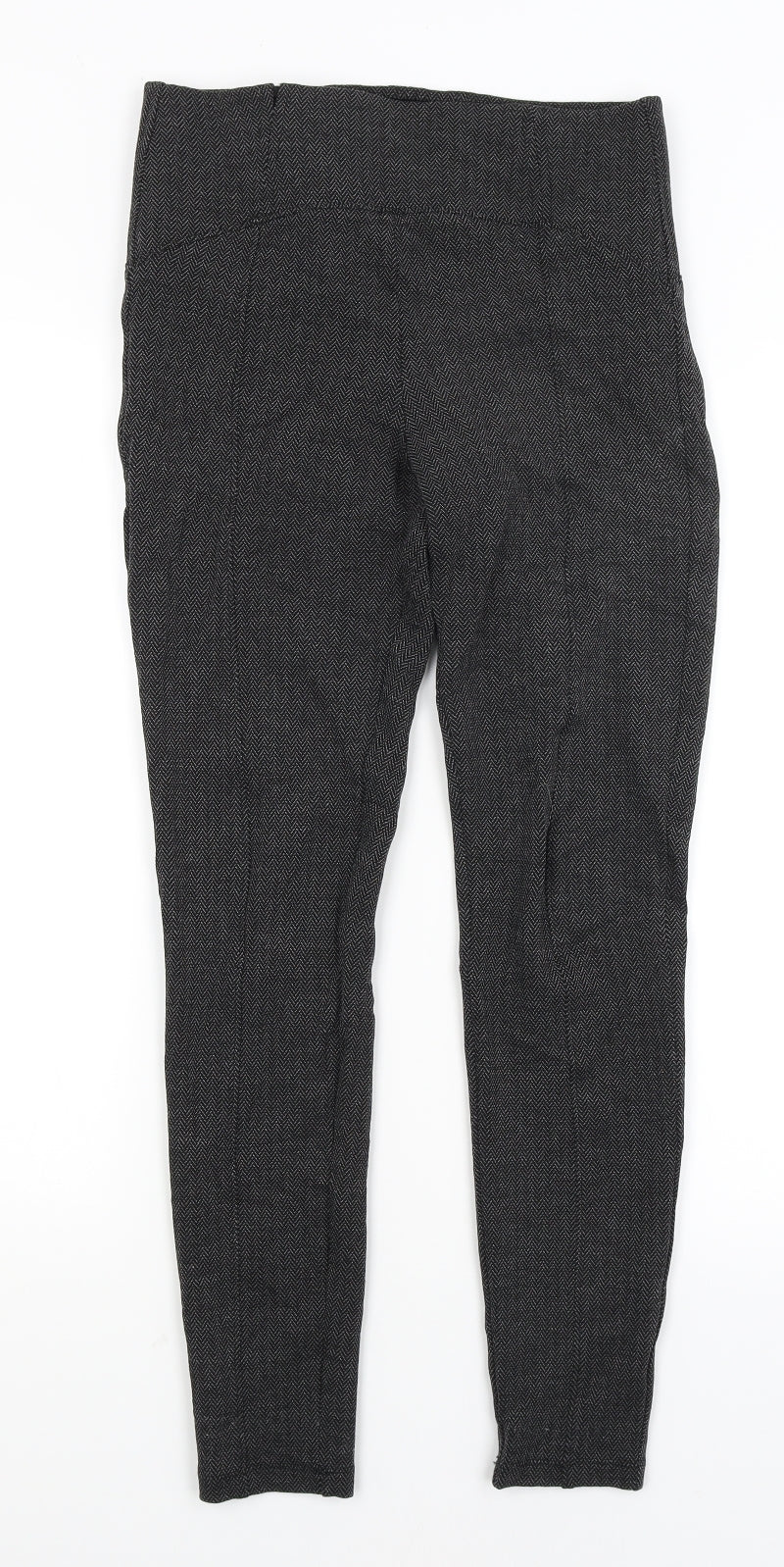 M&S Womens Grey   Trousers  Size 8 L27 in