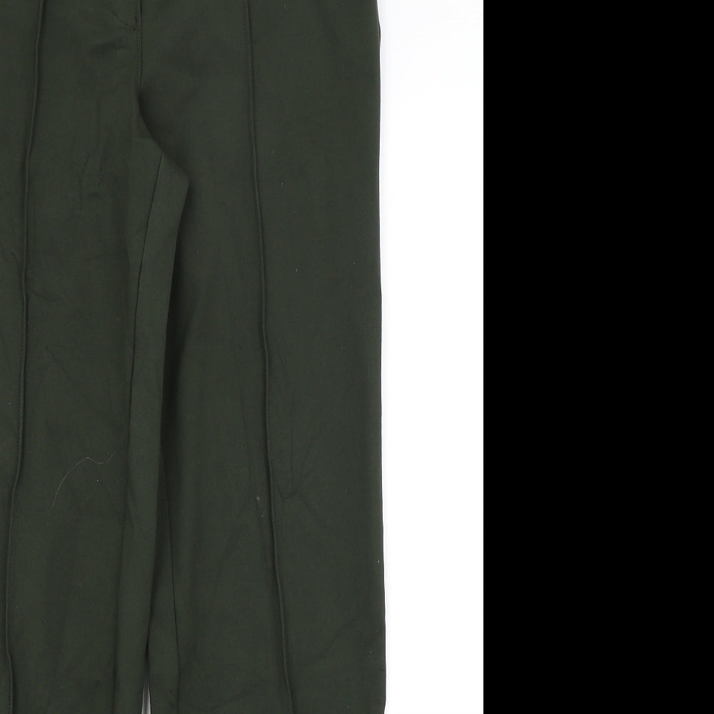 M&S Womens Green   Trousers  Size 8 L26 in