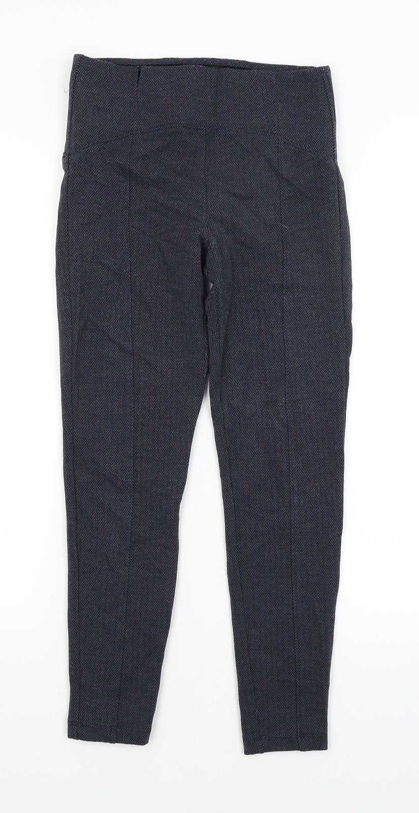 M&S Womens Blue   Trousers  Size 8 L25 in