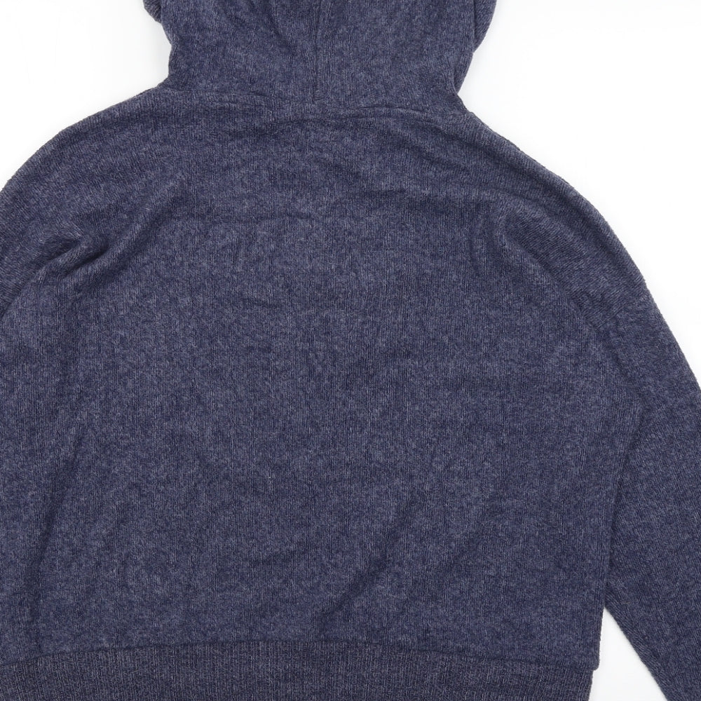 Nutmeg Womens Blue   Pullover Hoodie Size 8