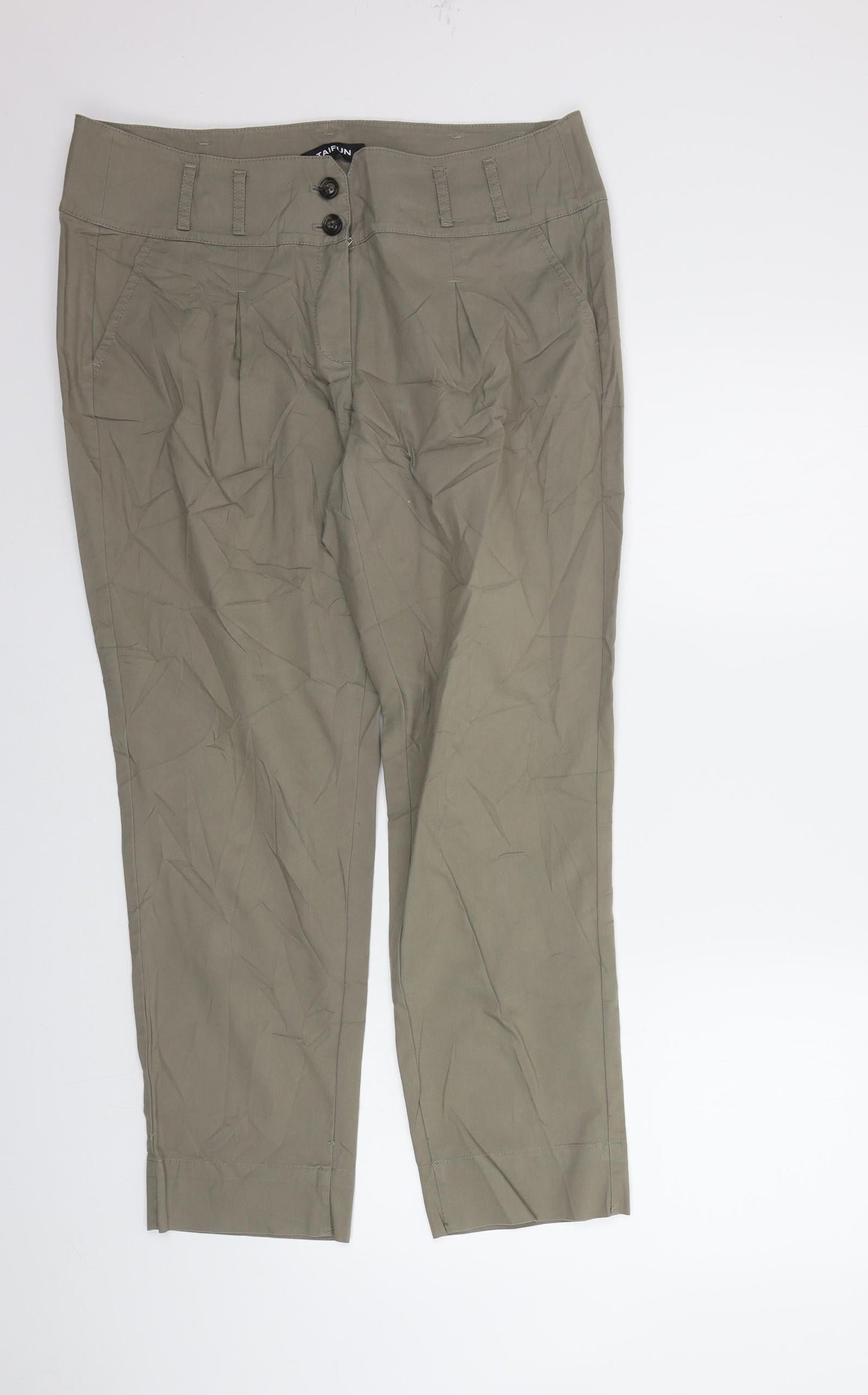 Taifun Womens Beige   Trousers  Size 16 L27 in