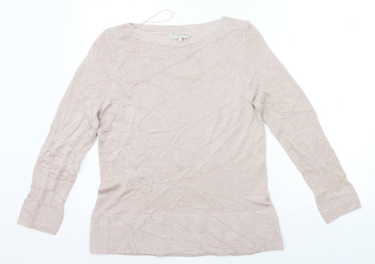 Pebble Bay Womens Beige   Basic T-Shirt Size M