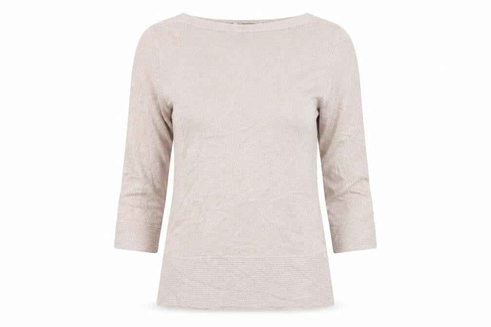 Pebble Bay Womens Beige   Basic T-Shirt Size M