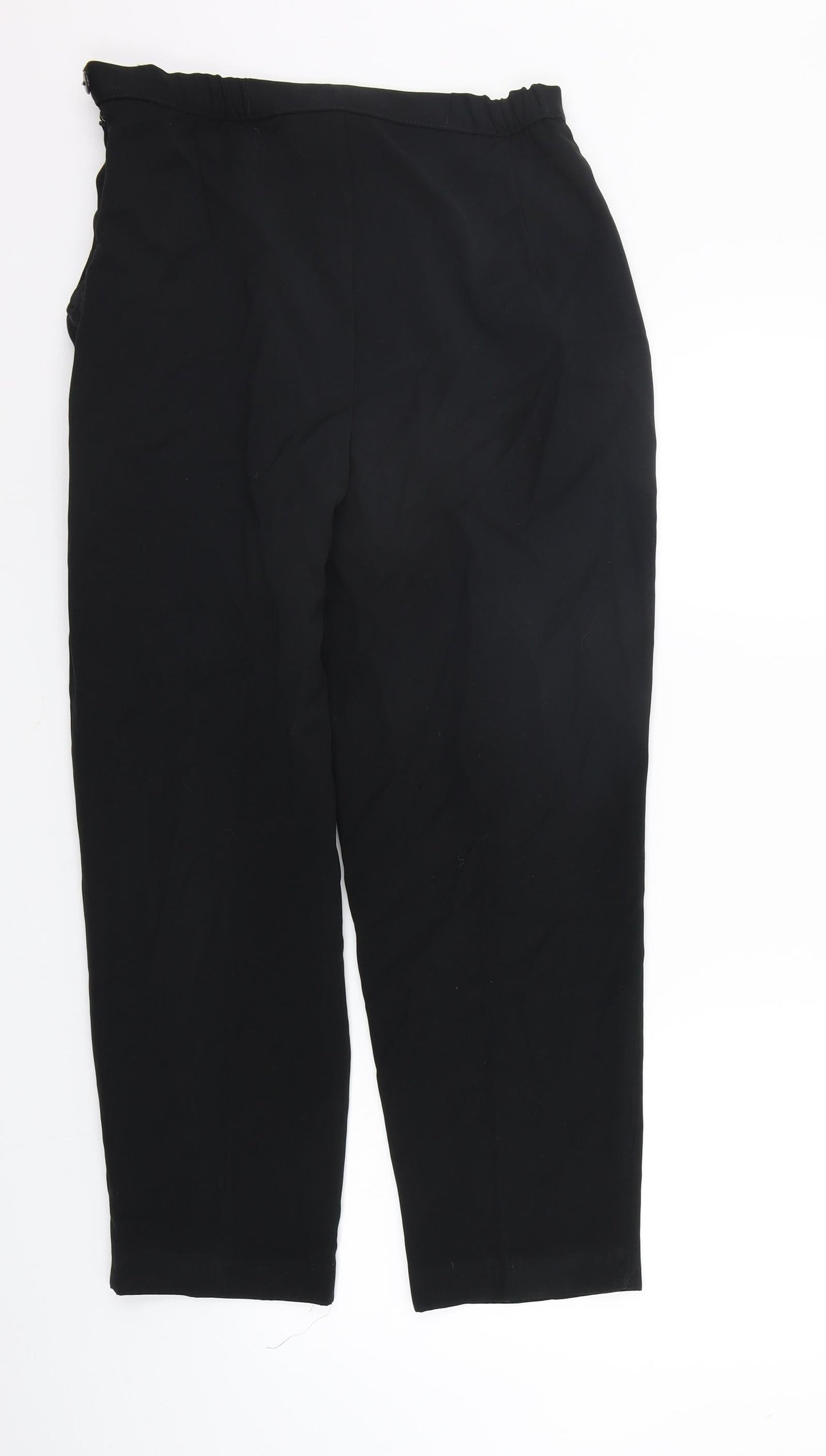Marks and Spencer Womens Black   Trousers  Size 10 L25 in