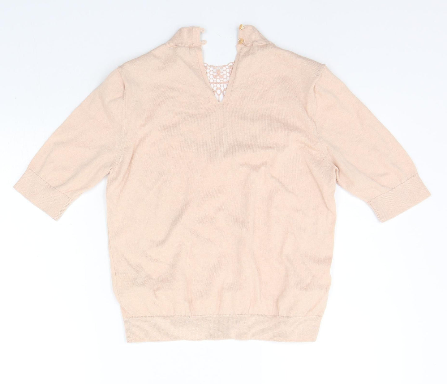 Marks and Spencer Womens Beige   Pullover Jumper Size 10