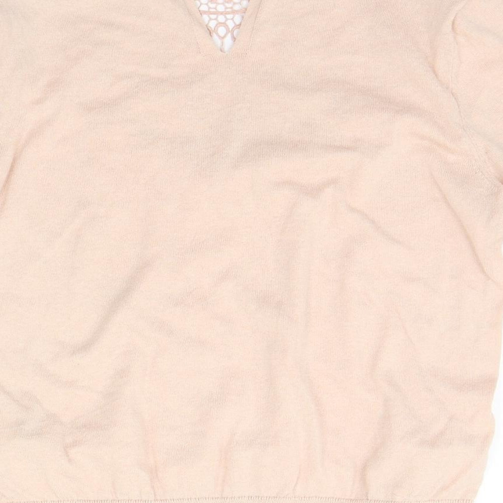 Marks and Spencer Womens Beige   Pullover Jumper Size 10