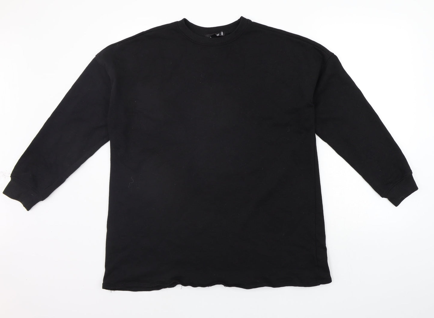 Missguided Womens Black   Henley Jumper Size 6